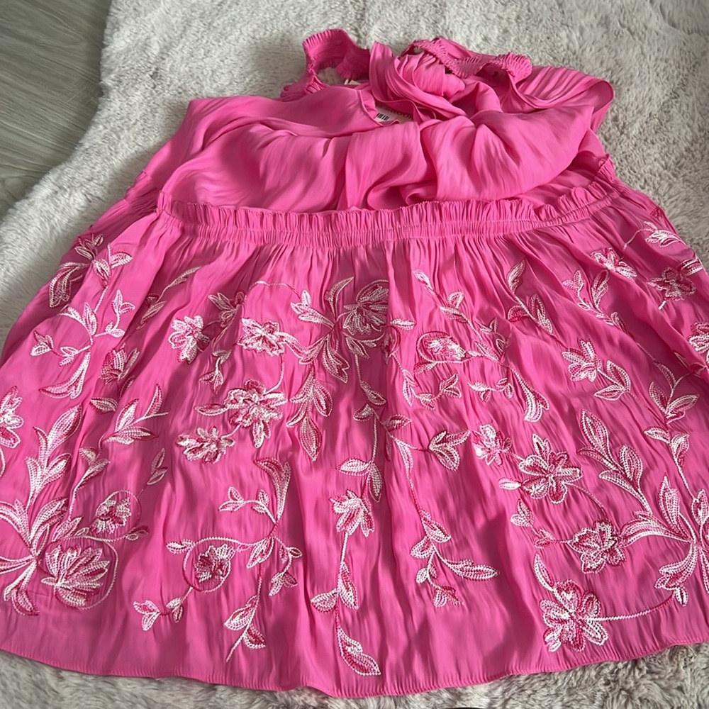 NWT Ramy Brook Marcel dress in rose pink. Medium - Picture 3 of 6